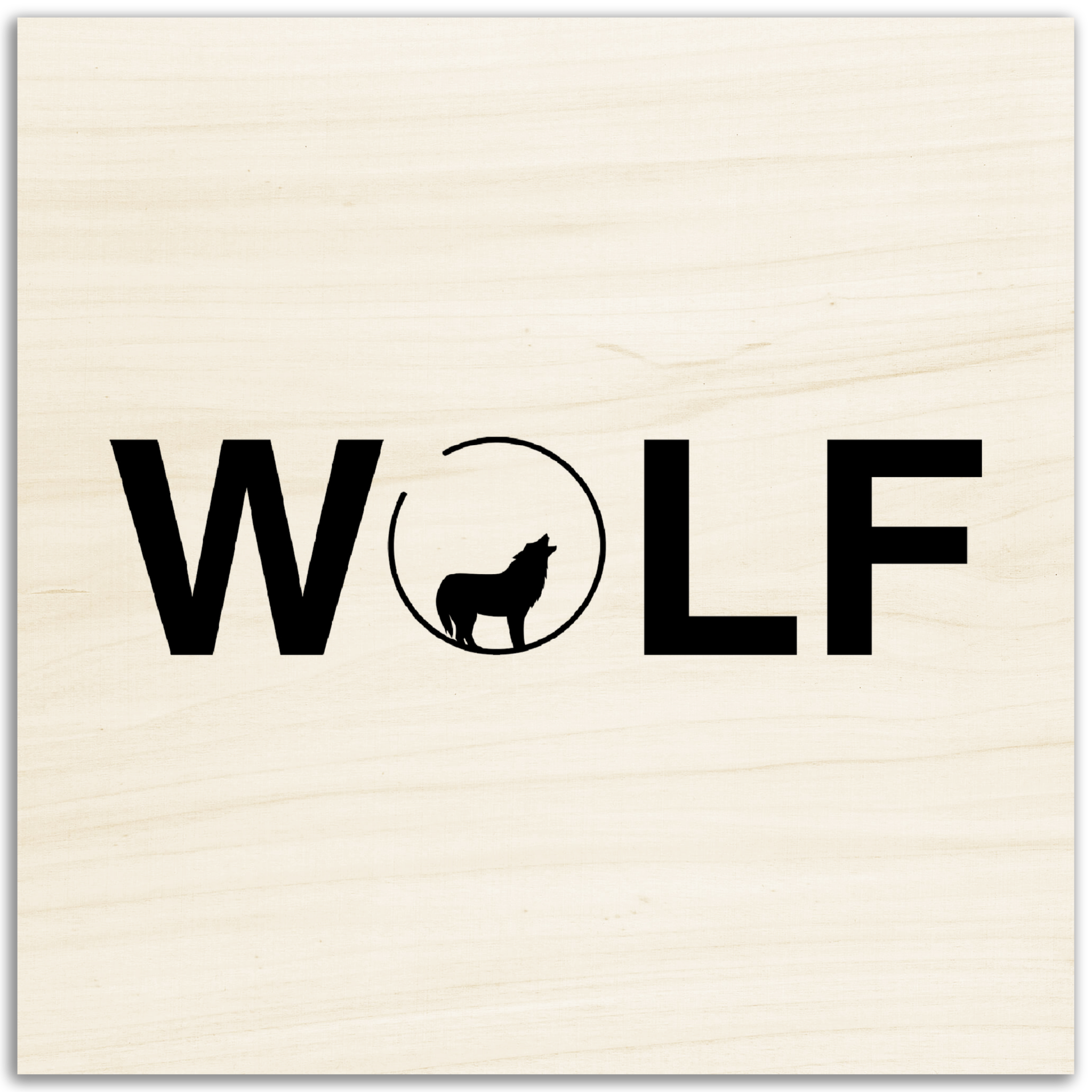Impressions sur bois WOLF